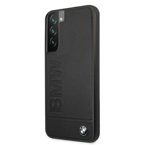 Case BMW BMHCS22MSLLBK S22 + S906 black / black hardcase Signature Logo Imprint