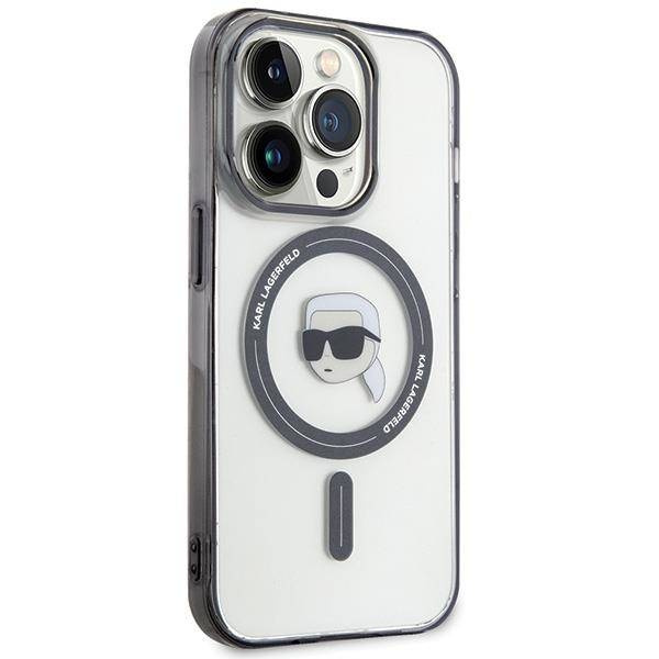 Karl Lagerfeld KLHMP15LHKHNOTK Hülle für iPhone 15 Pro – transparent