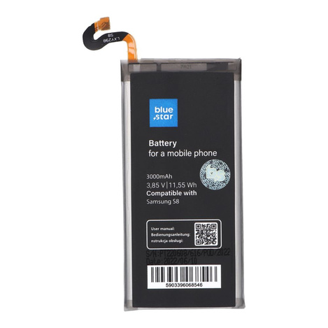 Battery for Samsung Galaxy S8 3000mAh Blue Star