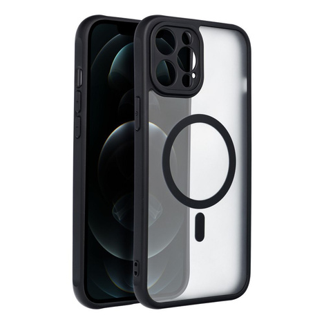 Futerał Full Matte Mag Cover kompatybilny z MagSafe do IPHONE 12 PRO MAX czarny