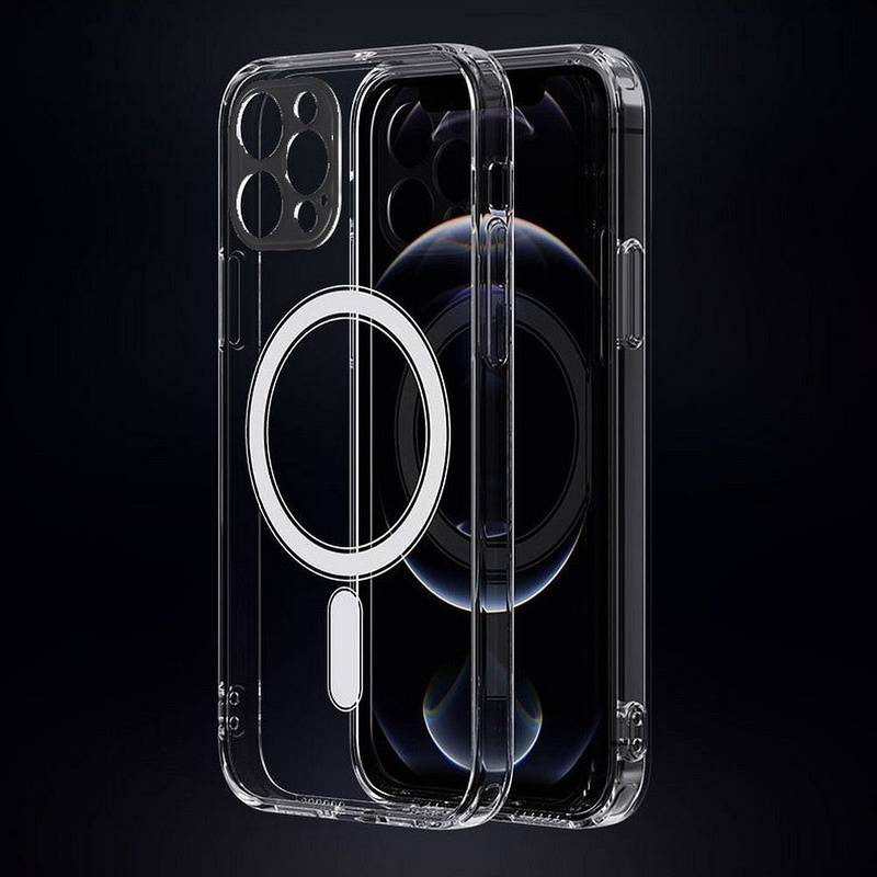 Futerał CLEAR MAG COVER kompatybilny z MagSafe do SAMSUNG S25 transparentny