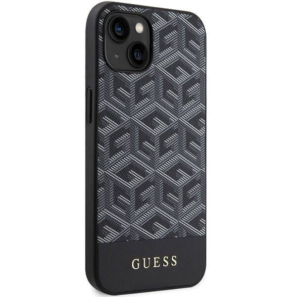 Oryginalne Etui IPHONE 13 / 14 / 15 Guess Hardcase IML 4G MagSafe (GUHMP15SHGCFSEK) czarne