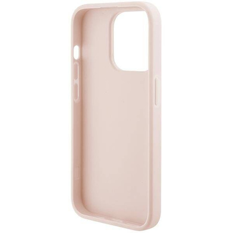 Karl Lagerfeld Quilted K Pattern case for iPhone 15 Pro Max - pink