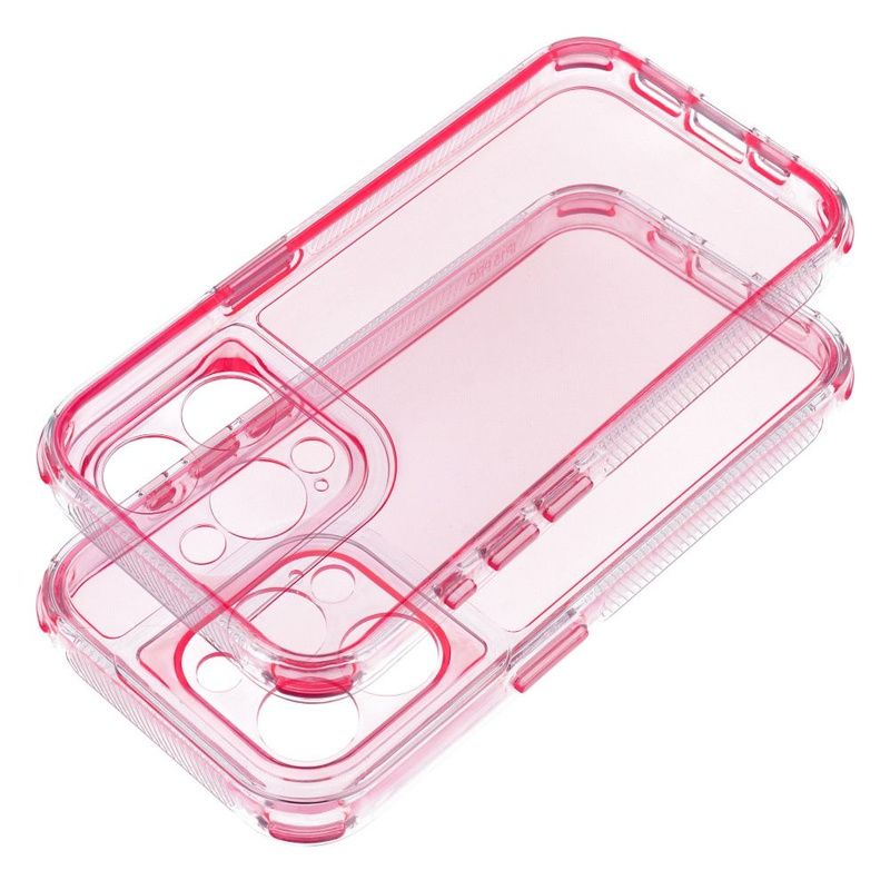 Futerał MATRIX CLEAR do IPHONE 13 Pro pudrowy róż