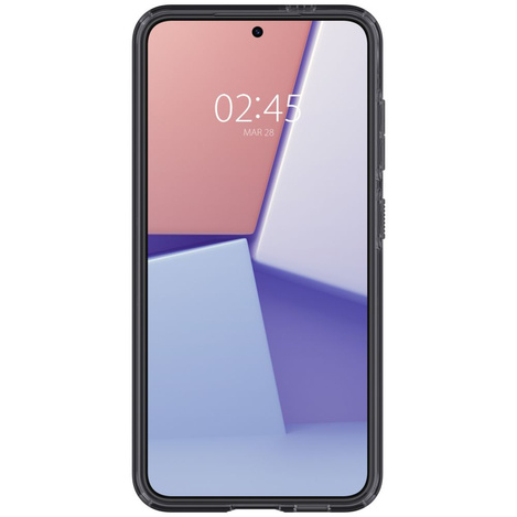 Etui Spigen Ultra Hybrid OneTap Ring z MagSafe na Samsung Galaxy S24 - przezroczyste (wzór Zero One)