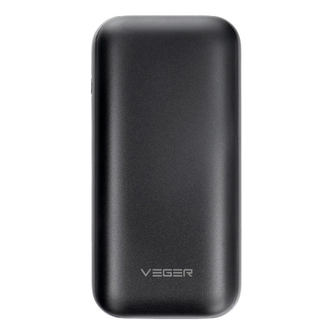 Bateria zewnętrzna (Powerbank) VEGER S10 - 10 000mAh LCD Quick Charge PD 20W czarny (W1135)