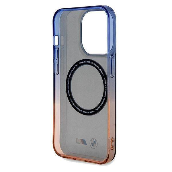 BMW Gradient Bumper MagSafe Hülle für iPhone 15 Pro Max – grau
