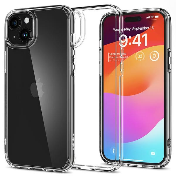 SPIGEN ULTRA HYBRID IPHONE 15 PLUS CRYSTAL CLEAR