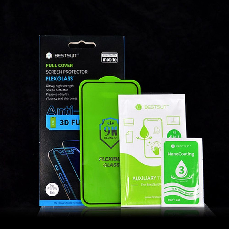 Szkło hybrydowe Bestsuit Flexible 5D Full Glue do Samsung Galaxy S25 czarny