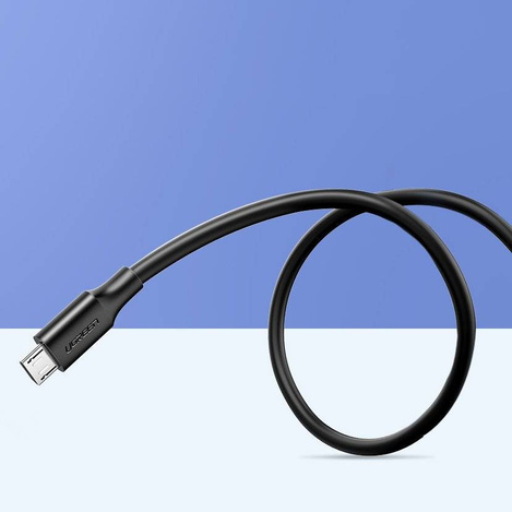 Ugreen kabel przewód USB - micro USB 2,4 A 480 Mbps 1,5 m czarny (US289 60137)