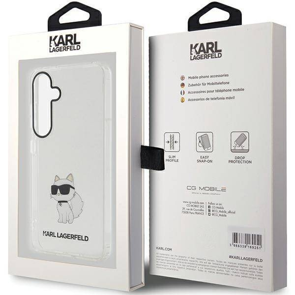 Karl Lagerfeld KLHCS24MHNCHTCT S24+ S926 transparentes Hartschalenetui IML Choupette