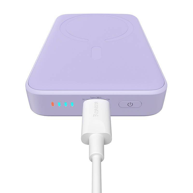 Powerbank Baseus Magnetic Mini 10000mAh 20W (fioletowy)