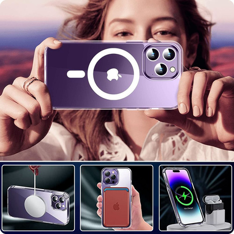 Etui SAMSUNG GALAXY S24 ULTRA Tech-Protect FlexAir Hybrid MagSafe transparentne