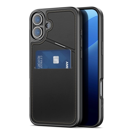 Dux Ducis Rafi II Mag Case with MagSafe for iPhone 16 - Black