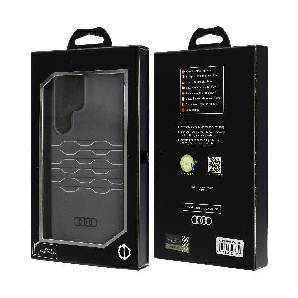 Audi nakładka do Samsung Galaxy S24 Ultra AU-IMLS24U-A6/D3-BK czarna IML