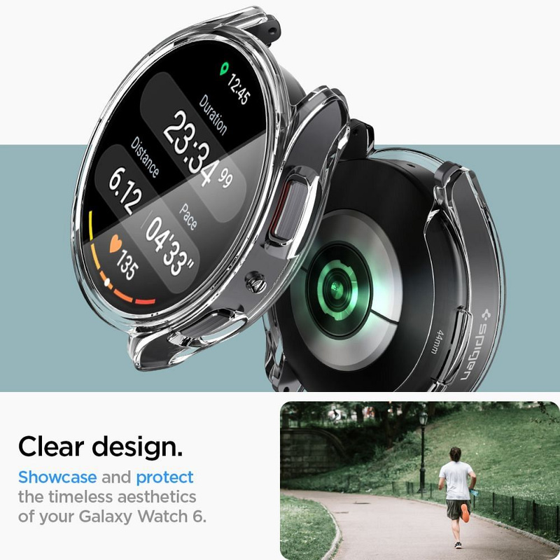 Spigen ULTRA HYBRID GALAXY Watch 6 (44 MM) KRISTALLKLAR