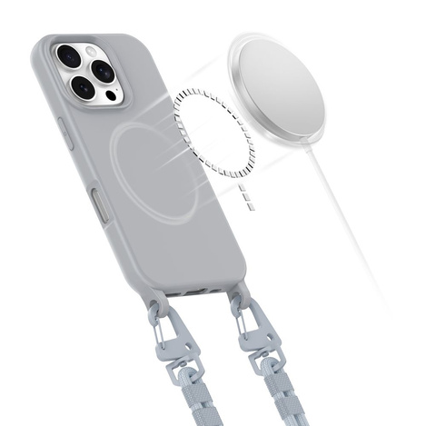 TECH-PROTECT MAGNECKLACE MAGSAFE IPHONE 16 PRO CRAYON GREY