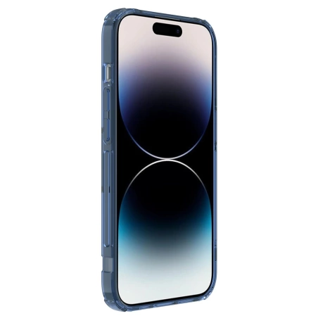 Nillkin Nature Pro case iPhone 14 Pro Max armored cover blue