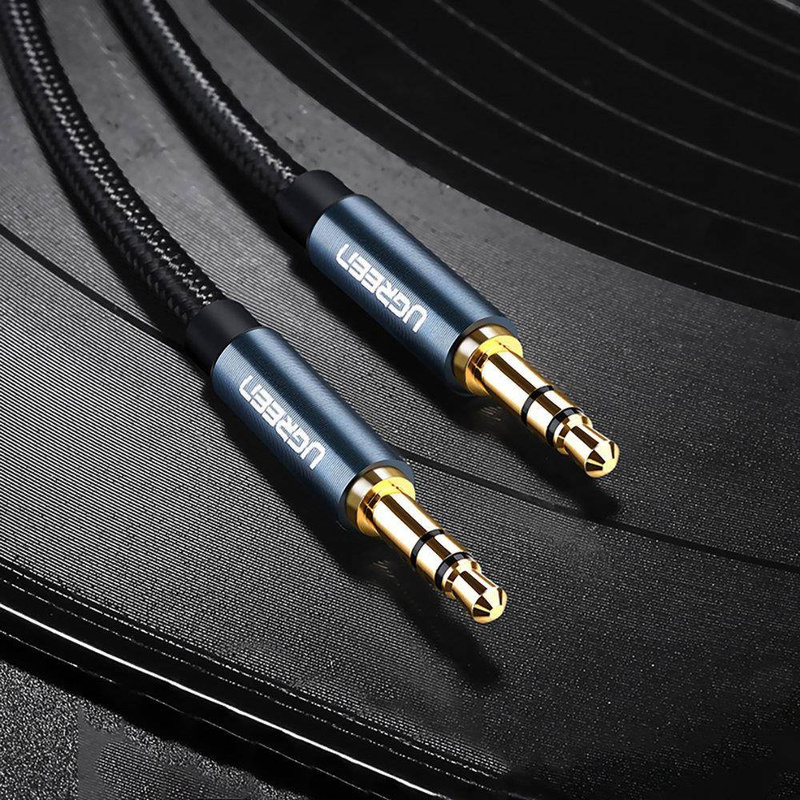 Ugreen Audiokabel 2 x Miniklinke 3,5 mm 2 m schwarz (50363 AV112)