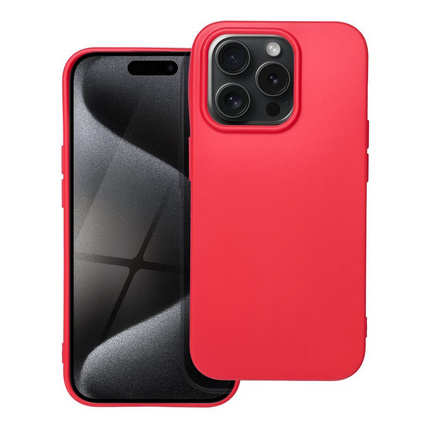 Futerał SOFT do IPHONE 15 PRO czerwony