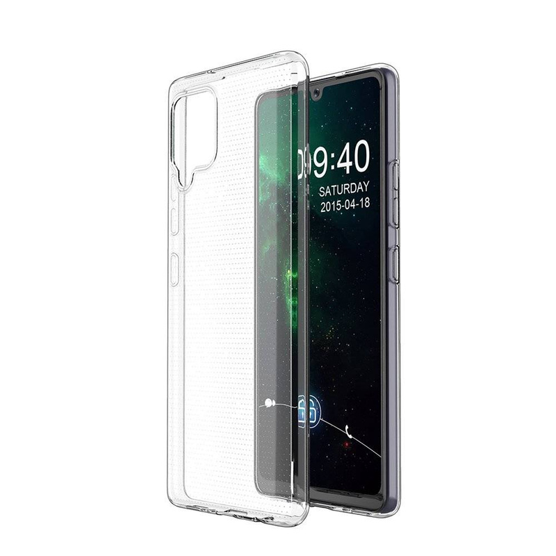 Żelowy pokrowiec etui Ultra Clear 0.5mm Samsung Galaxy A12 przezroczysty