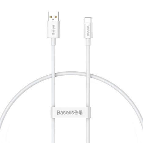 BASEUS kabel USB A do Typ C PD 100W 0,25m biały P10320102214-00
