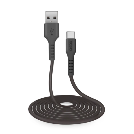 SBS TECABLETC3MTK USB-A - USB-C Cable 3m - Black