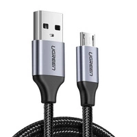 Ugreen kabel przewód USB - micro USB 1m szary (60146)