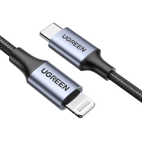 Ugreen US304 60759 Lightning - USB-C 2.0 MFi cable 1 m - gray