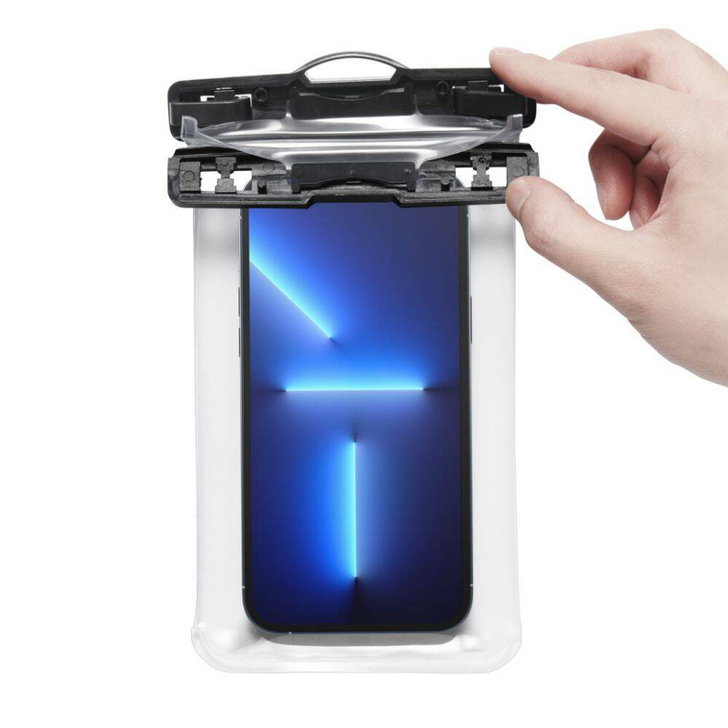 Spigen A601 UNIVERSELLES WASSERDICHTES GEHÄUSE KRISTALLKLAR