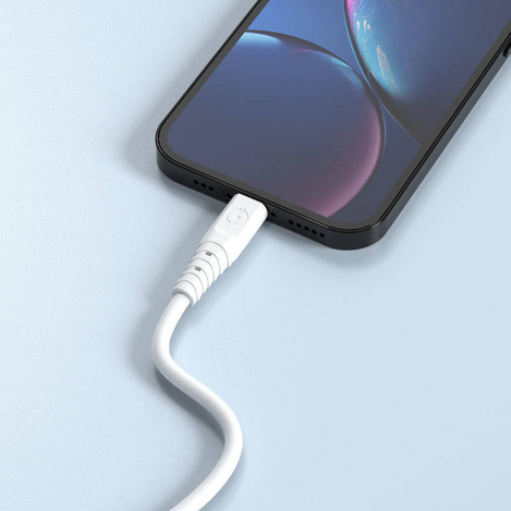 Dudao Kabel USB - USB Typ C 6A Kabel 1 m weiß (TGL3T)