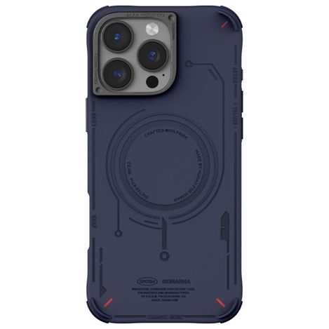 Skinarma etui Mecha iPhone 16 Pro 6.3"    Magnetic Charging granatowy/navy