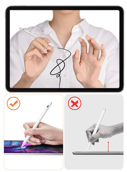 Joyroom JR-X9 Active Stylus Eingabestift für Smartphone / Tablet weiß (JR-X9)