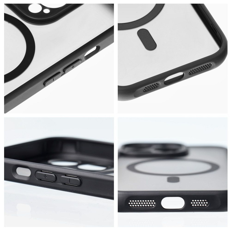 Futerał FULL MATTE MAG COVER kompatybilny z MagSafe do IPHONE 17 Pro czarny