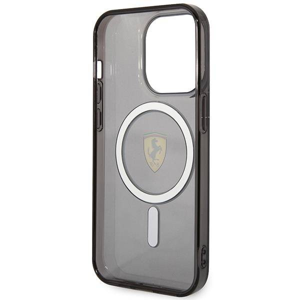 Ferrari FEHMP14XURKK iPhone 14 Pro Max 6.7" czarny/black hardcase Translucent Magsafe