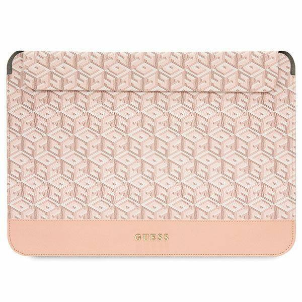 Guess GUCS14HGCFSEP 14&quot; case - pink GCube Stripes