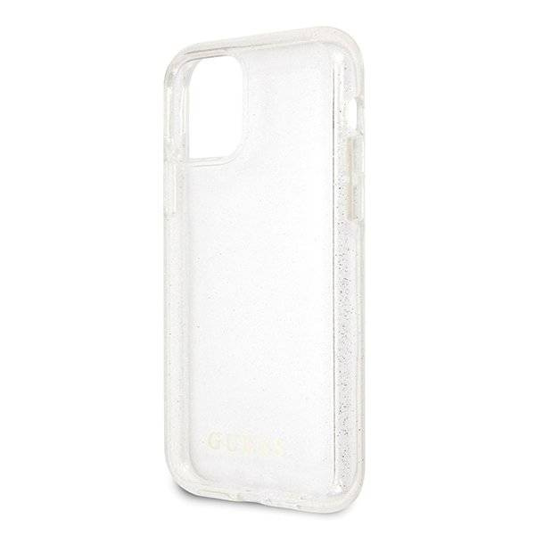 Guess Glitter Case - Etui iPhone 11 Pro (Silver)