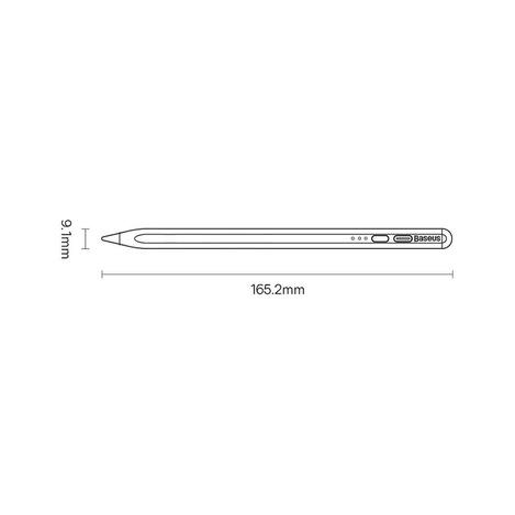 Aktiver Stift für iPad Baseus Smooth Writing 2 SXBC060402 – weiß