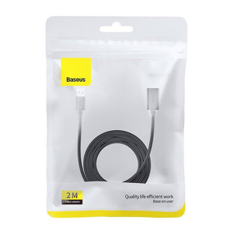 Przedłużacz kabel USB 3.0 2m Baseus AirJoy Series - czarny