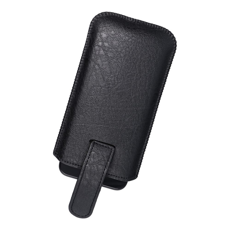 Futerał Skórzany Uniwersalny Slim Kora 2 - do Iphone XR/11 czarny