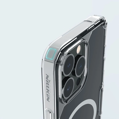 Nillkin Nature Pro armored case with MagSafe for iPhone 15 Pro Max - white