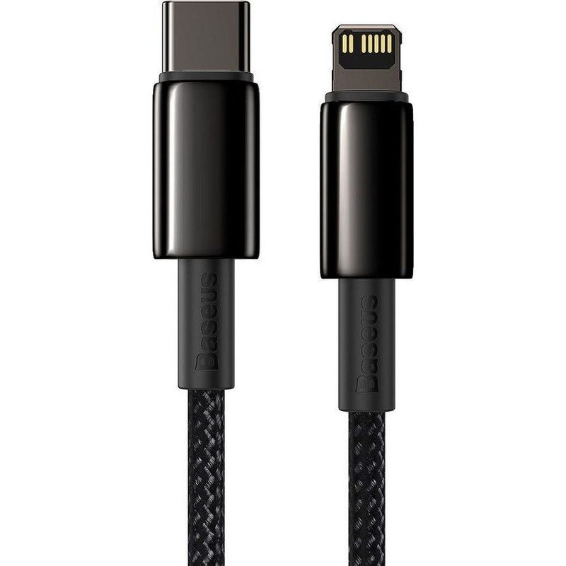 Baseus kabel USB Typ C - Lightning szybkie ładowanie Power Delivery 20 W 2 m czarny (CATLWJ-A01)