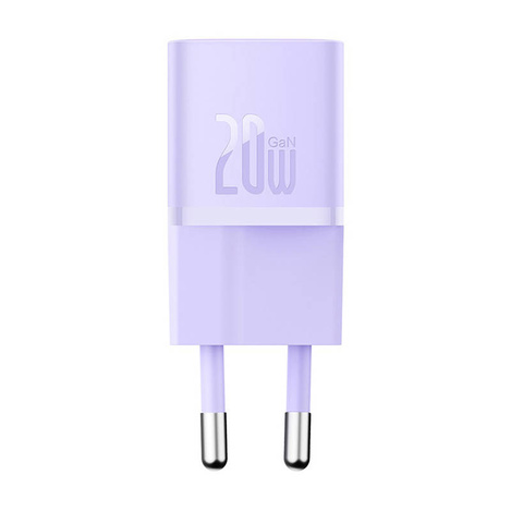 Mini ładowarka sieciowa Baseus GaN5  20W (fioletowa)