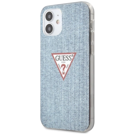 Guess GUHCP12SPCUJULLB iPhone 12 5,4" niebieski/light blue hardcase Jeans CollectionGuess / GUE000847