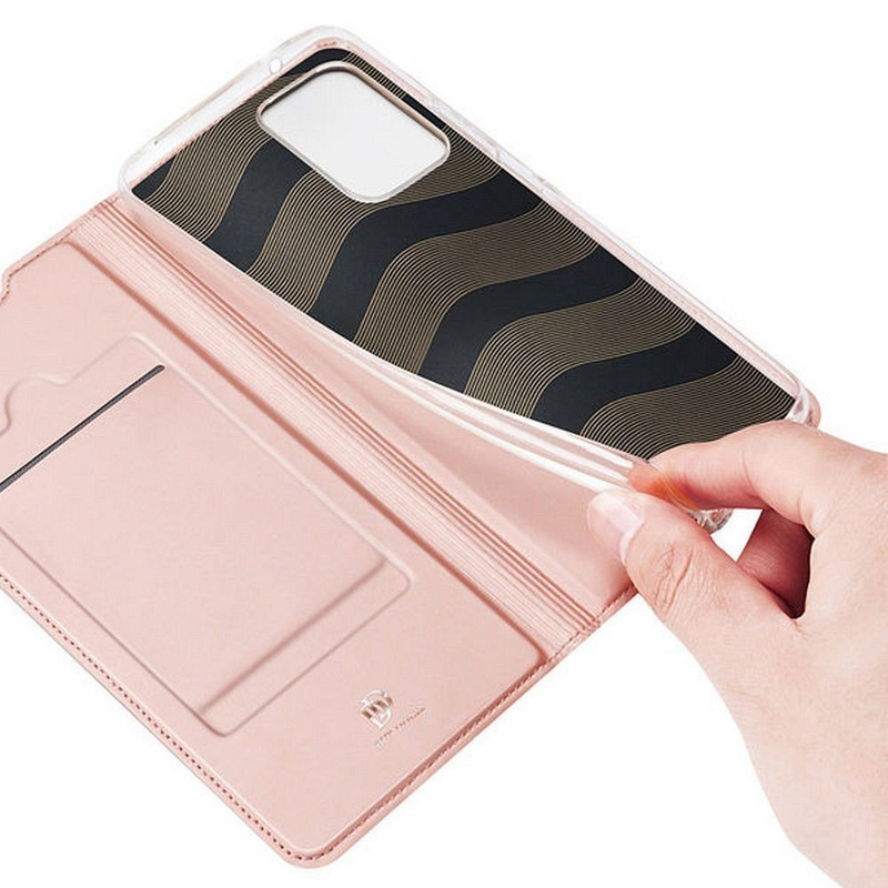 DUX DUCIS Skin Pro - futerał z klapką do Samsung Galaxy A55 różowy