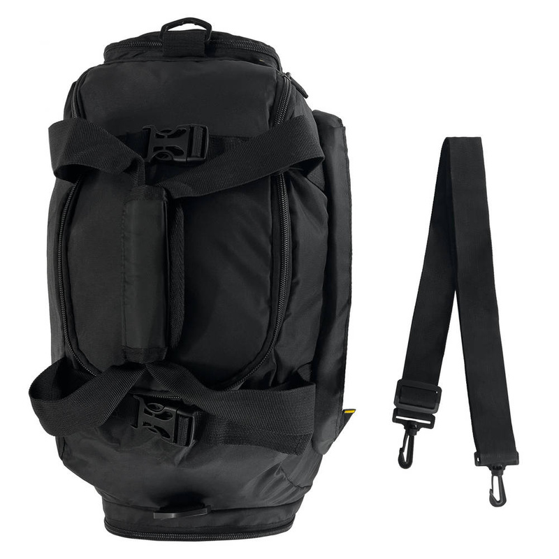 Wozinsky torba sportowa plecak bagaż podręczny torba 40x20x25 cm do samolotu czarny (WSB-B01)