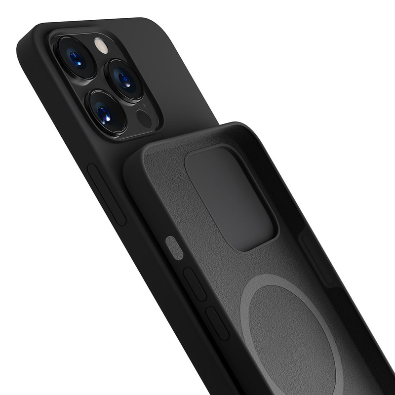 Etui 3mk Hardy Silicone MagCase na iPhone 15 Pro - grafitowe