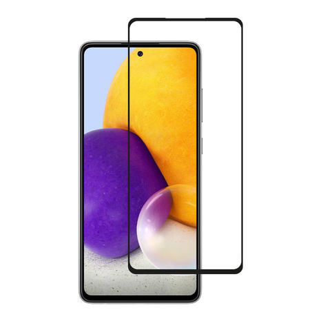 Crong 7D Nano Flexible Glass – Niepękające szkło hybrydowe 9H na cały ekran Samsung Galaxy A72