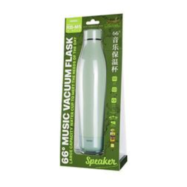 Remax wireless bluetooth 5.0 speaker with thermos thermal mug 500ml green (RB-M5)