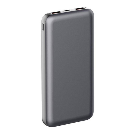 Powerbank LDNIO PQ10, 2xUSB, 22.5W, 10000mah (szary)
